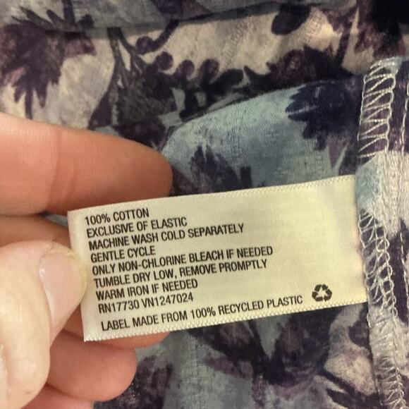 Universal Thread Womens Tiered Midi Dress Size 3X Purple Floral Peasant Cottage - Picture 12 of 12